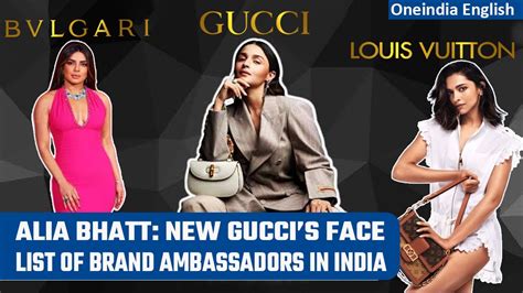 gucci brand ambassador v|alia bhatt brand ambassador list.